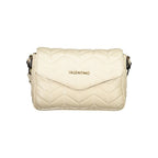 Beige Polyurethane Women's Bag