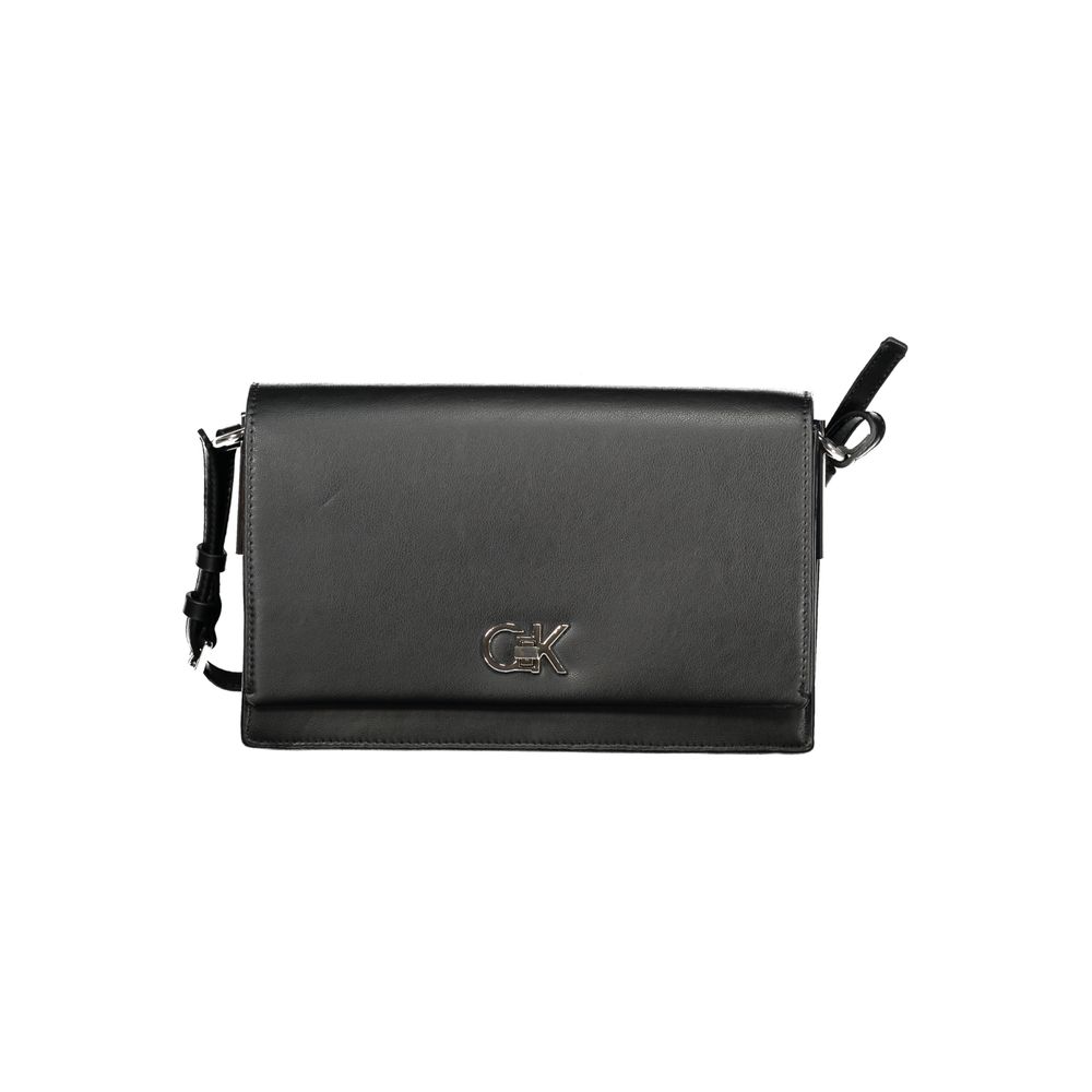 Black Polyester Women's Bag