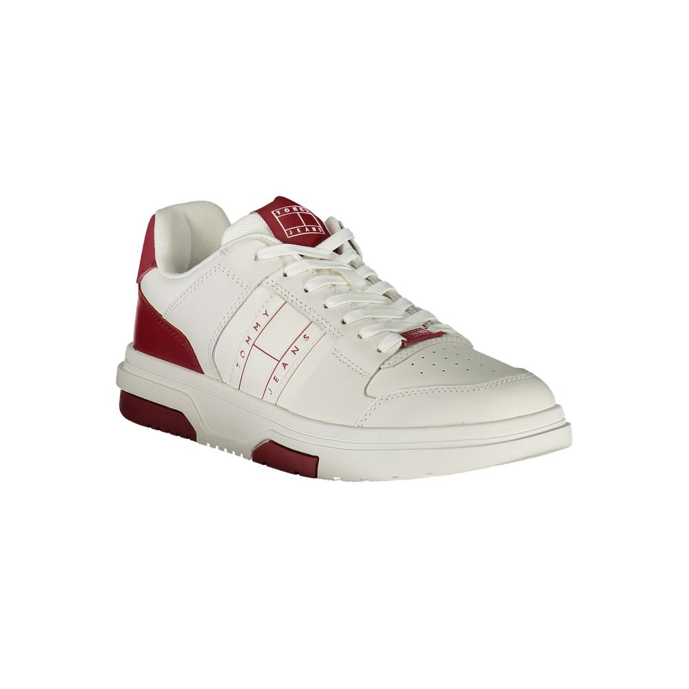 Red Polyurethane Men's Sneaker