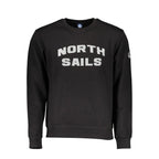 Black Cotton Men Sweatshirt
