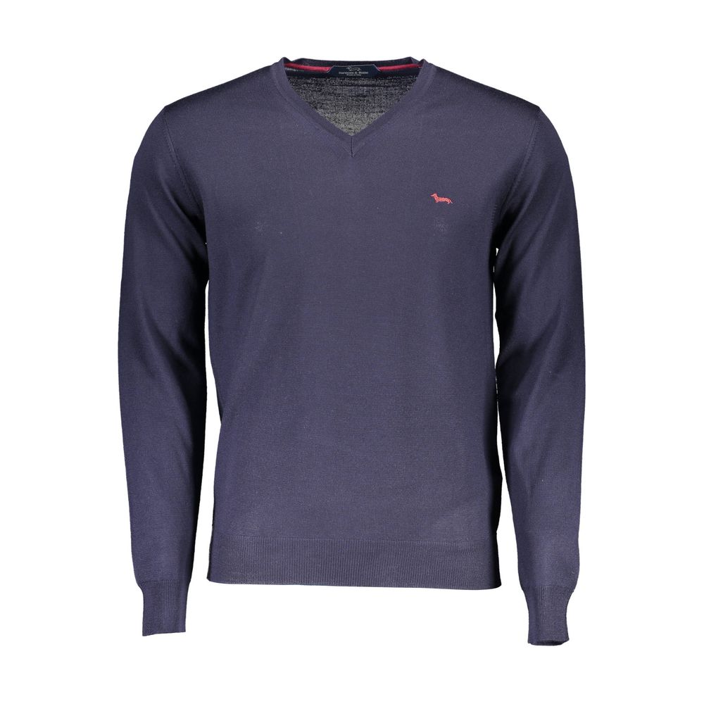 Blue Wool Men's Sweater