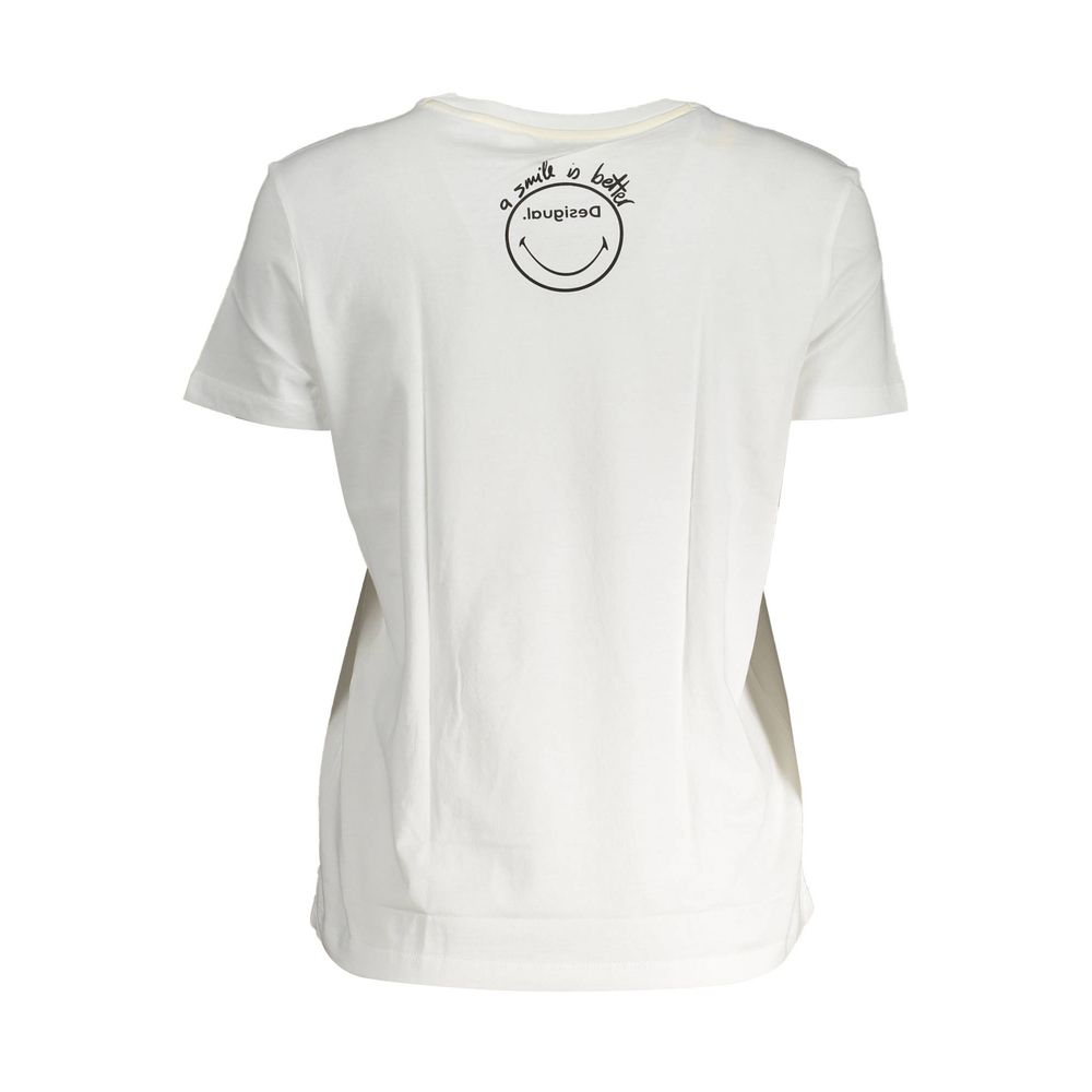 Bianco Cotton Women T-Shirt