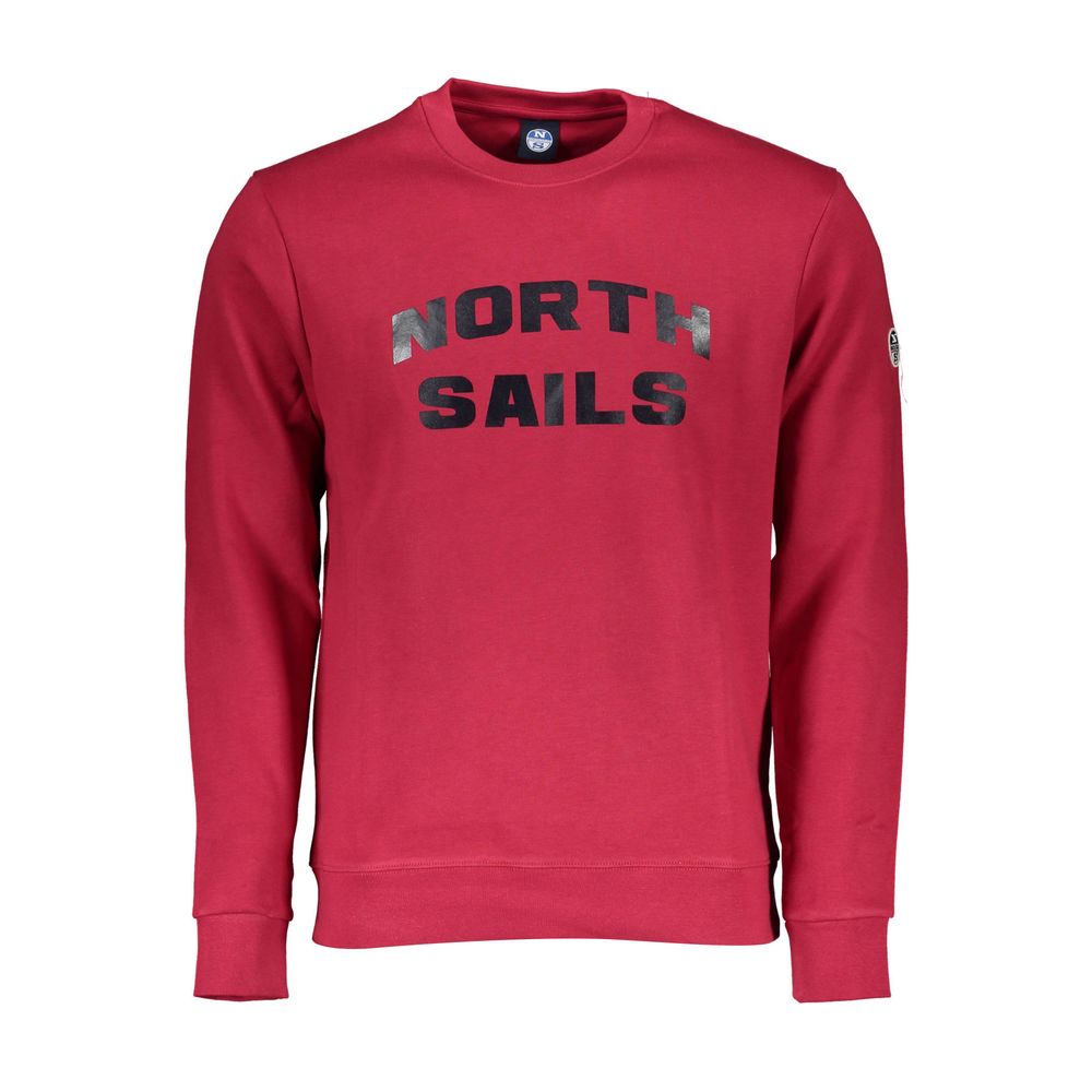 Red Cotton Men's Sweatshirt