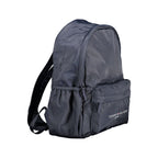 Blue Recycled Polyester Men's Backpack