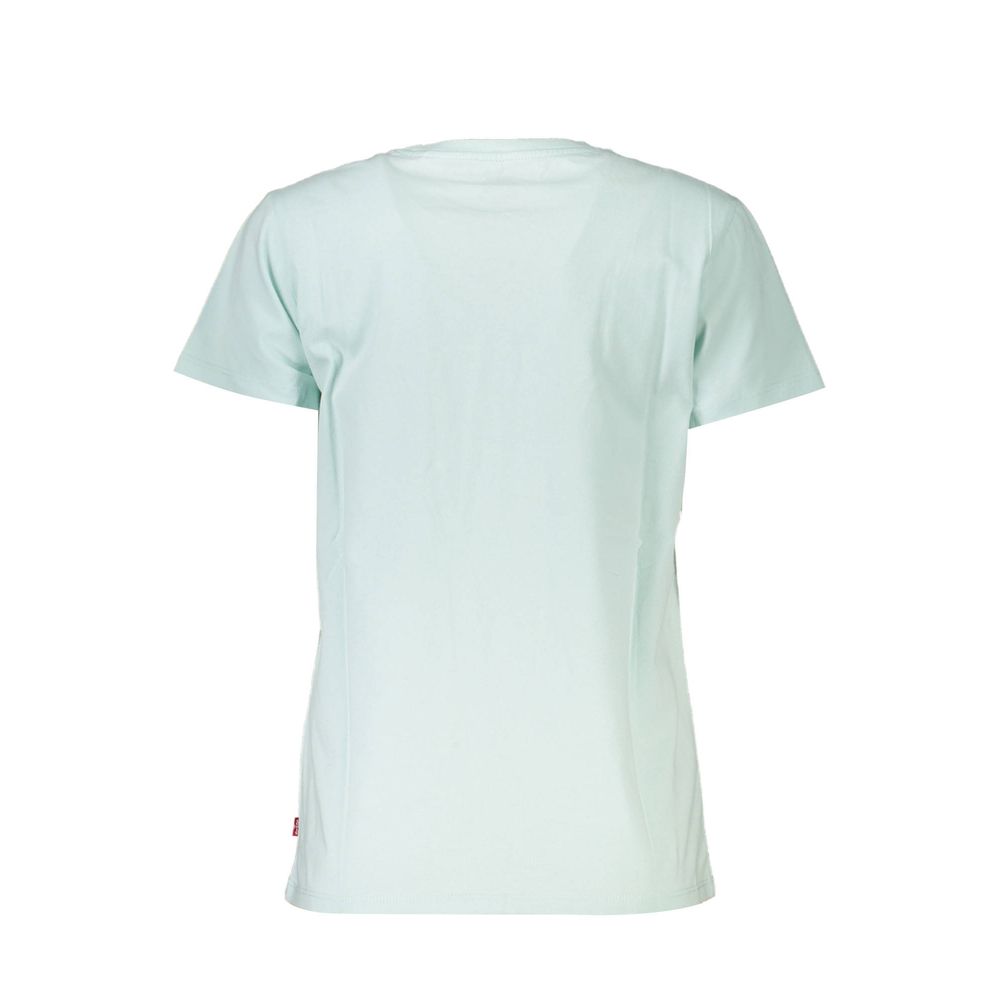 Azzurro Cotton Women T-Shirt
