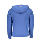 Blue Cotton Men's Hoodie
