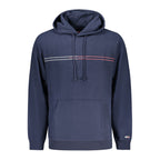 Blue Cotton Men Sweatshirt