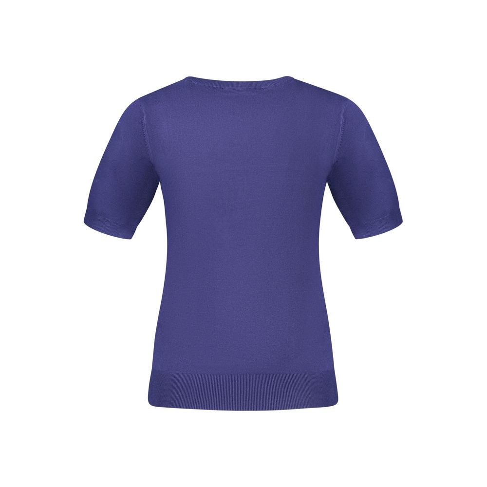 Blu Viscosa Woman Sweater