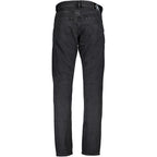 Black Cotton Men Jeans