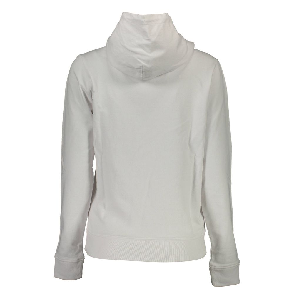 Bianco Cotton Women Hoodie