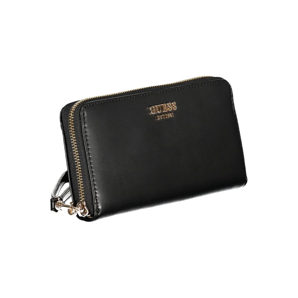 Nero Polyurethane Women Wallet