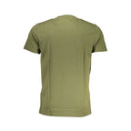 Green Cotton Men T-Shirt