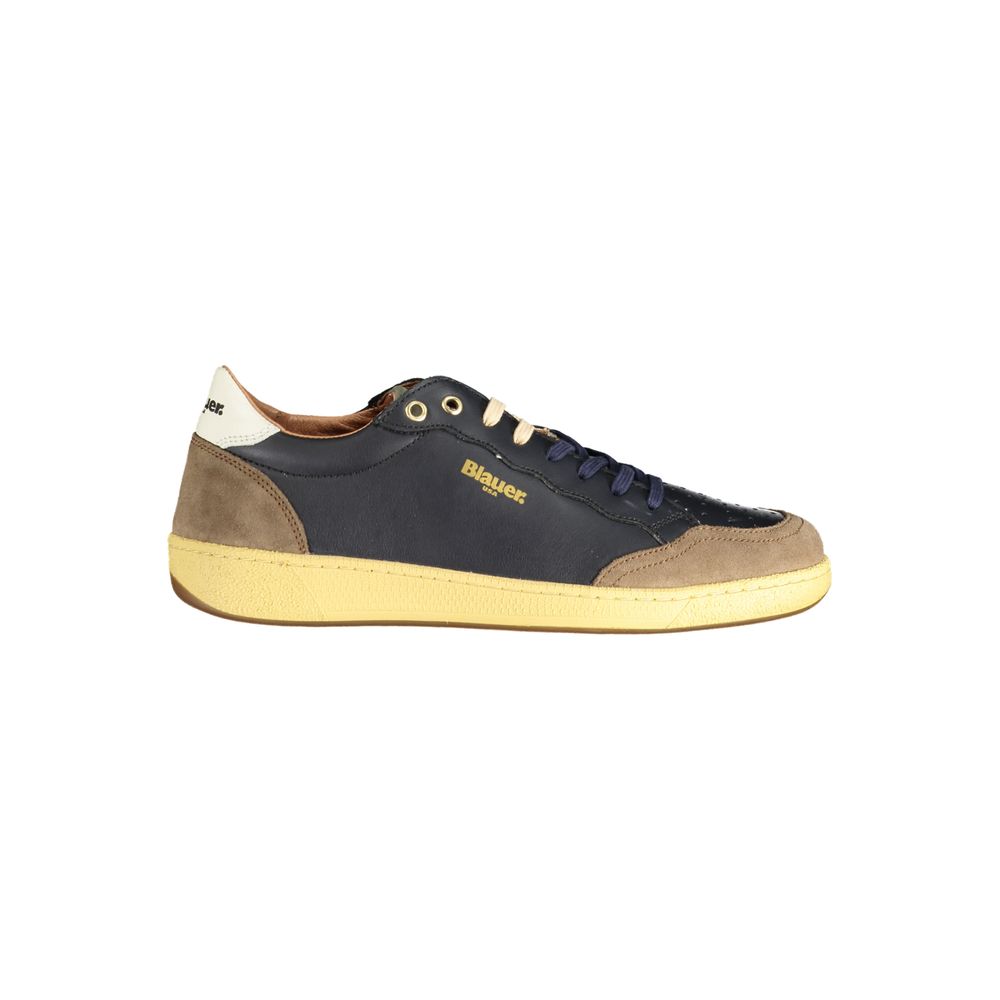 Marrone Leather Men Sneaker