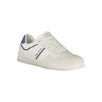 White Polyurethane Men's Sneaker