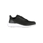 Black Polyester Men Sneaker