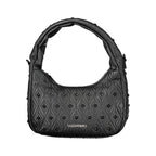 Nero Polyurethane Women Shoulder Bag