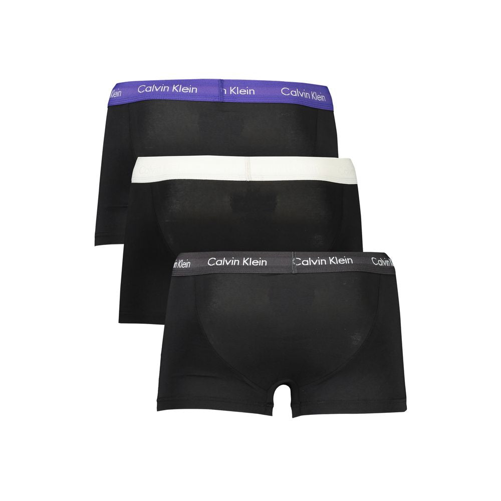Black Cotton Men's Boxer