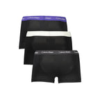 Black Cotton Men's Boxer