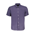 Blu Linen Men's Shirt