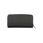 Black Polyester Women Wallet