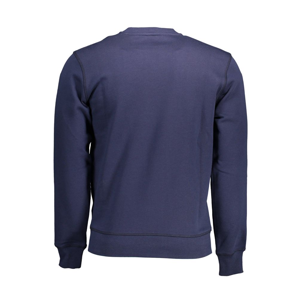 Blue Cotton Men's Sweatshirt