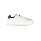 White Polyurethane Men Sneaker