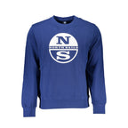 Blue Cotton Men's Sweatshirt
