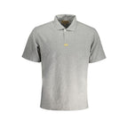 Grigio Cotton Men Polo Shirt