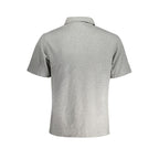 Grigio Cotton Men Polo Shirt