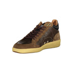 Marrone Leather Men Sneaker
