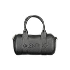 Black Polyurethane Women Handbag