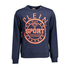 Blue Cotton Men's Sweatshirt