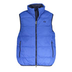 Blue Polyamide Men's Vest
