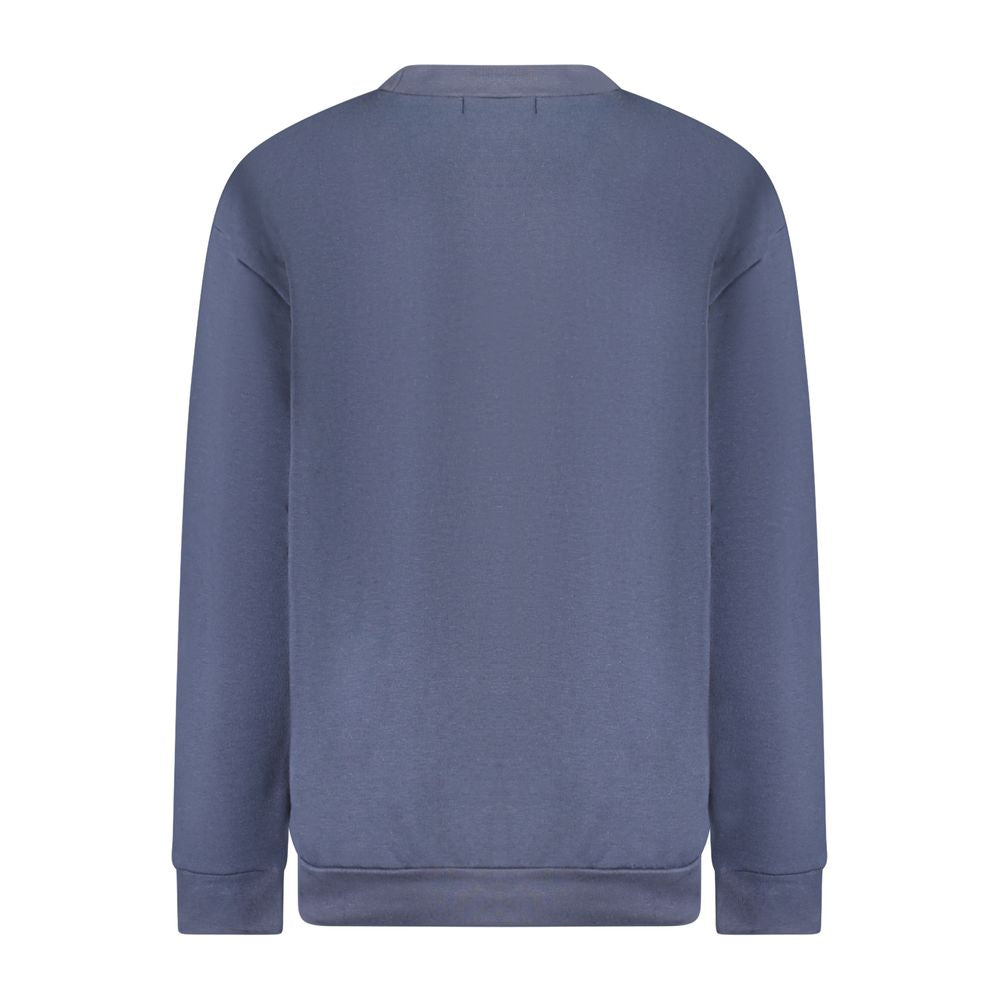 Blu Polyester Woman Sweatshirt