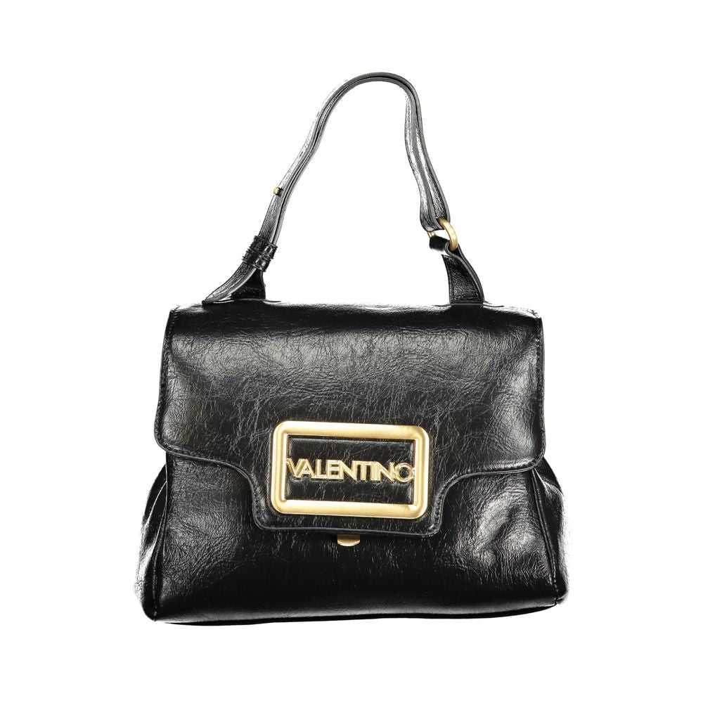 Nero Polyurethane Women Handbag