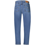Blue Cotton Women Jeans