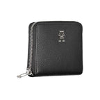 Black Polyurethane Women Wallet