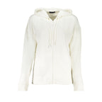 White Cotton Women's Hoodie