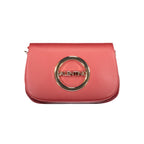 Rosso Polyurethane Women Handbag