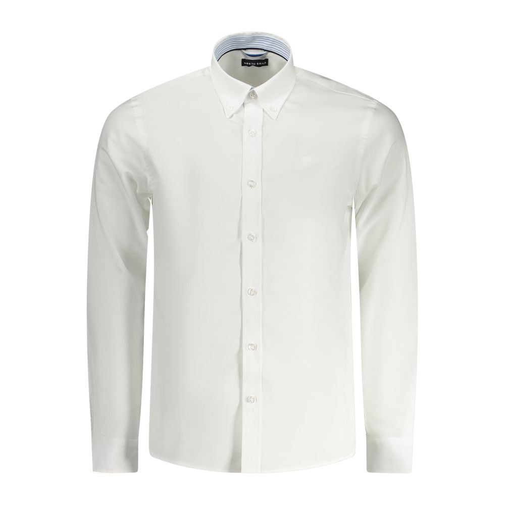White Cotton Men's Shirt