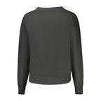 Black Polyester Women's Cardigan