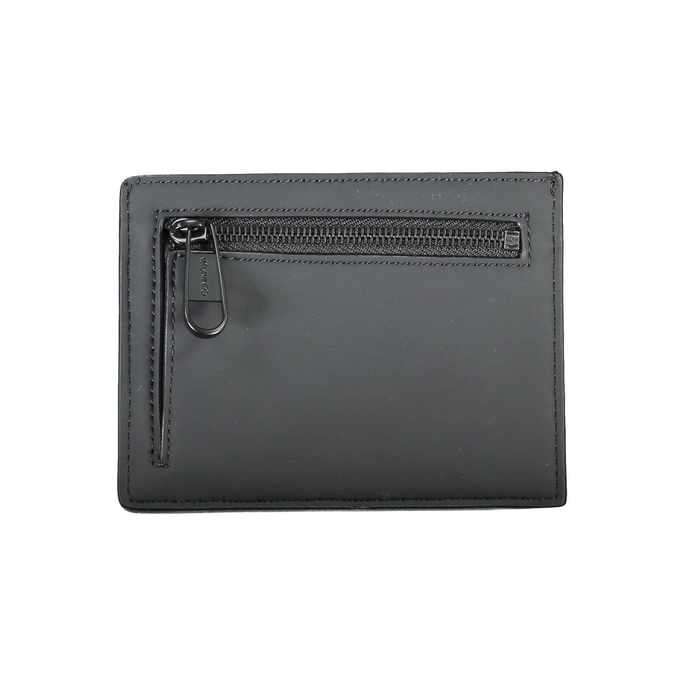 Nero Polyurethane Men Cardholder