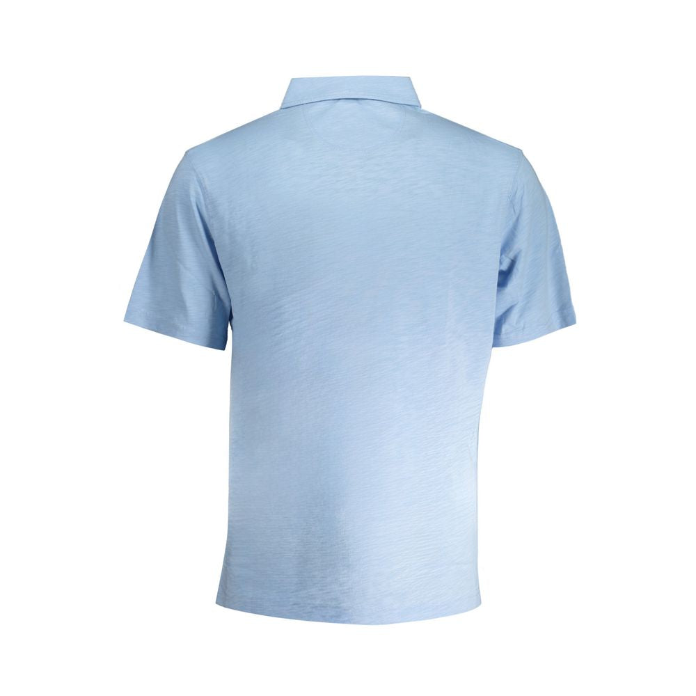 Azzurro Cotton Male Polo Shirt