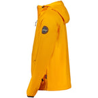Orange Recycled Polyester Men Jacket