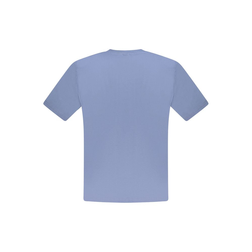 Blu Cotton Men T-Shirt