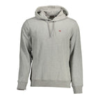 Gray Cotton Men's Hoodie