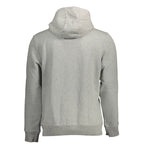 Gray Cotton Men's Hoodie