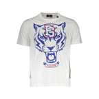 White Cotton Men's T-Shirt