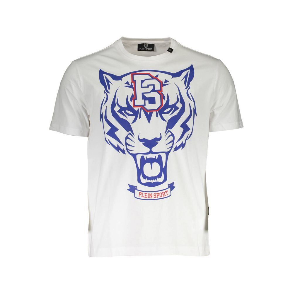 White Cotton Men's T-Shirt