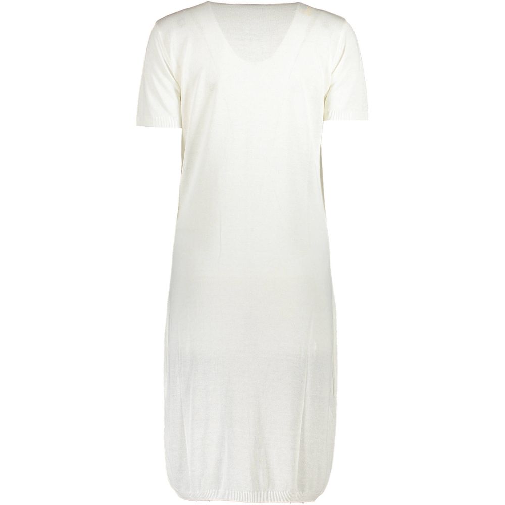 Bianco Viscosa Women Dress